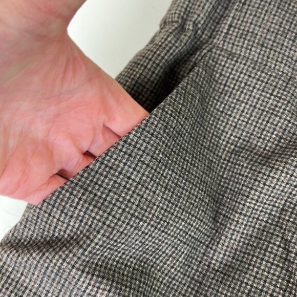 Zara  Woman I Houndstooth I Pull-on Pants I Medium - Picture 6 of 9